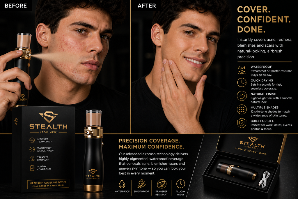 Stealth — Nano-Spray Concealer for Men