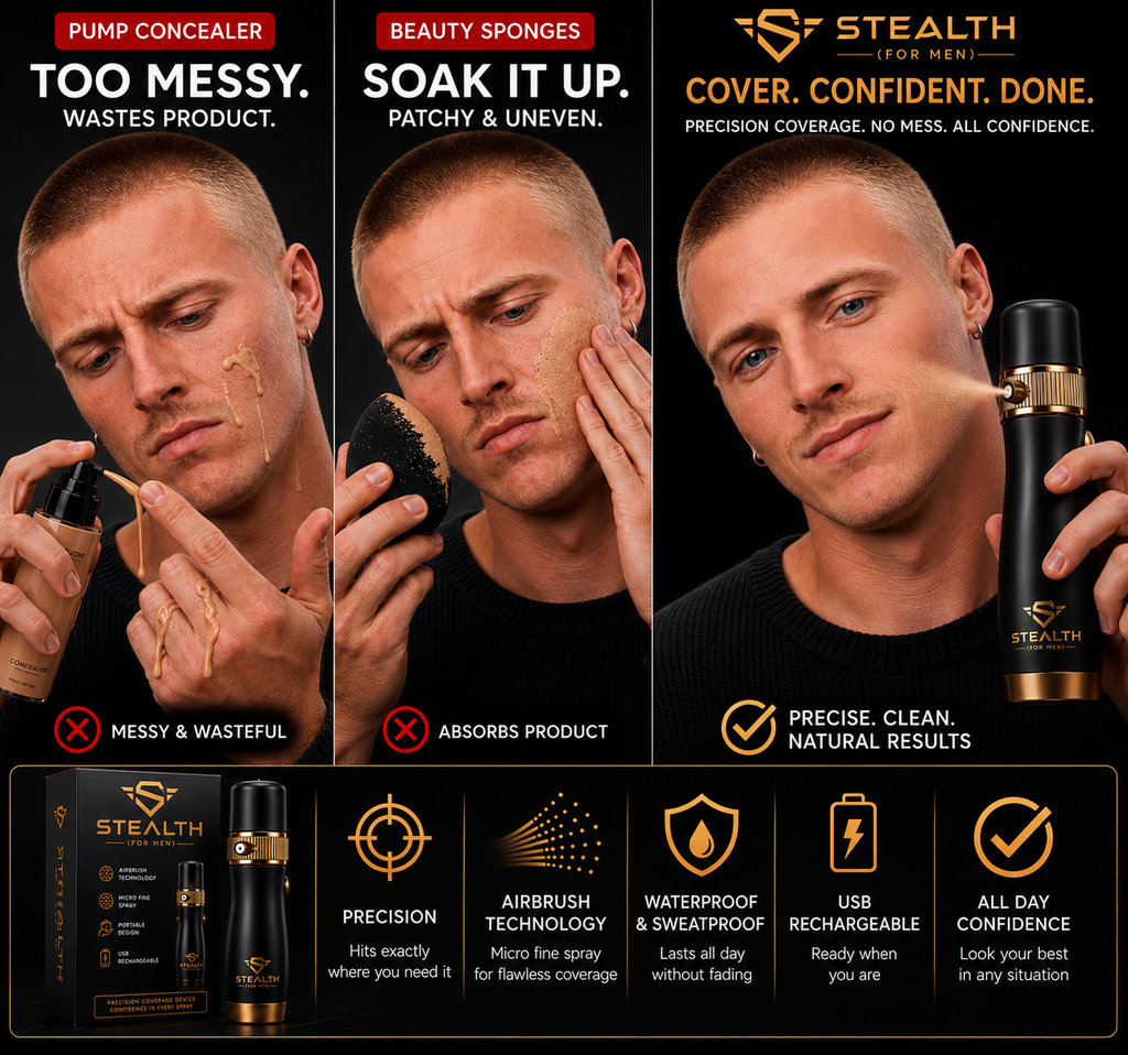 Stealth — Nano-Spray Concealer for Men