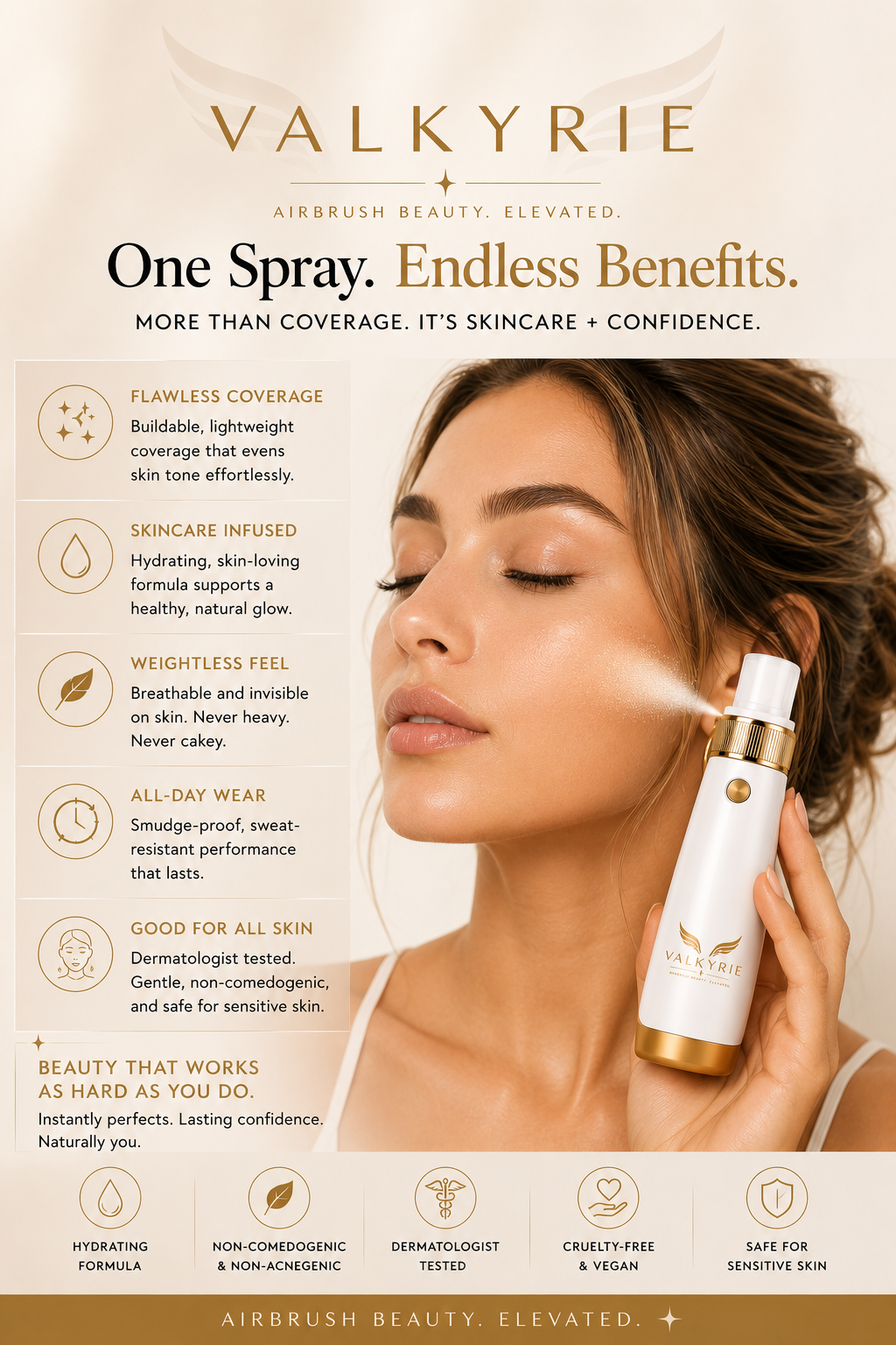 Valkyrie-Nano Spray Concealer for Women
