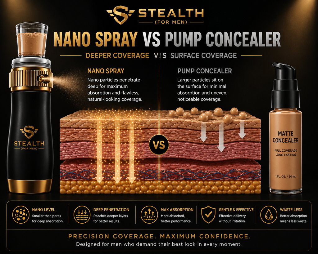 Stealth — Nano-Spray Concealer for Men